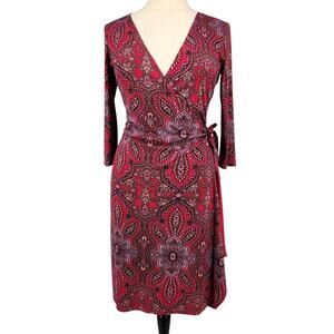 BCBG Paris Wrap Dress Size Large